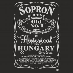 WHISKY Sopron kapucnis pulóver