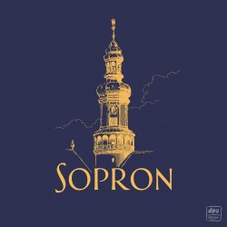TŰZTORONY Sopron kapucnis pulóver
